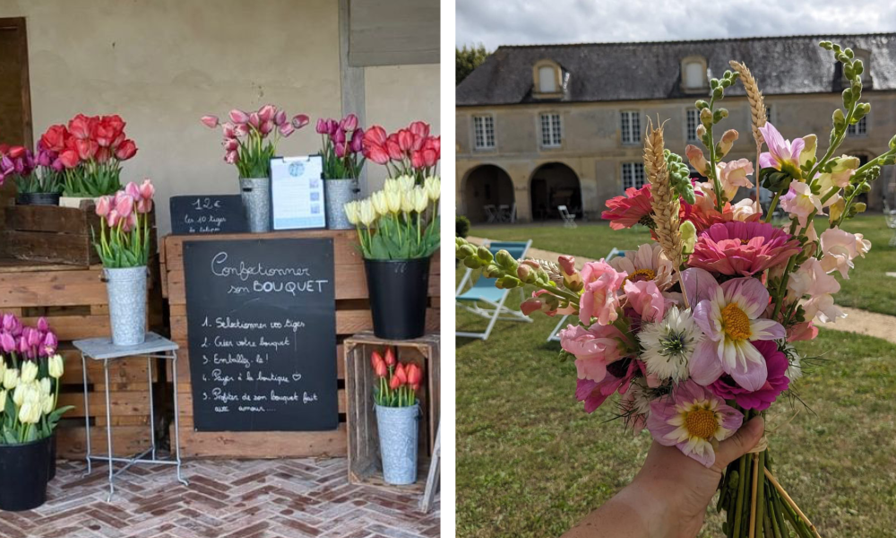 Boutique de la ferme florale © Photo château de Canon