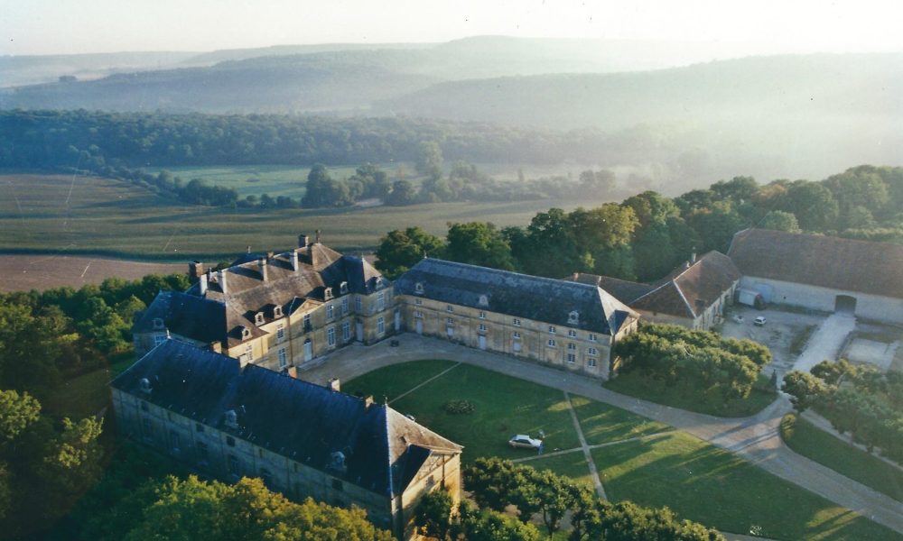 Vue aérienne du château de Donjeux © Château de Donjeux